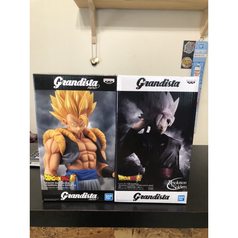 兩款合售-全新現貨 代理版 七龍珠 Grandista Nero 超級悟吉塔及黑悟空-不挑盒況