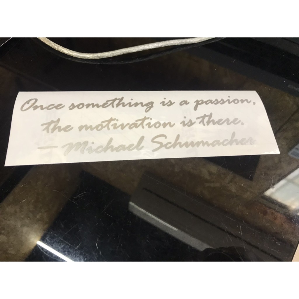 車膜級防水貼紙 舒馬克名言 蝦皮購物