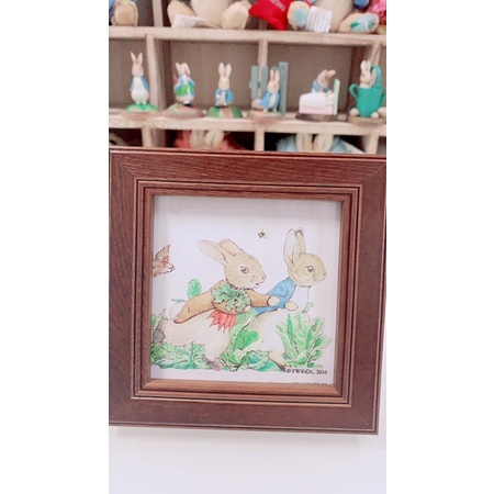 2016 彼得兔迷你藝術“彼得和班傑明“ #576 木頭掛畫/相框/飾品