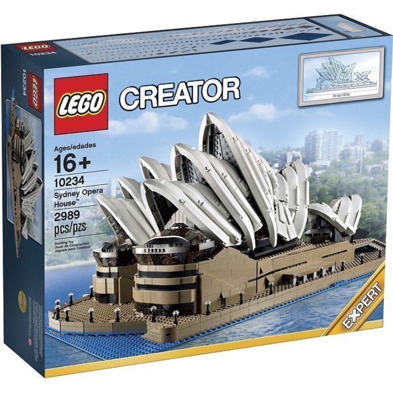 樂高go起來    LEGO 10234雪梨歌劇院 盒損