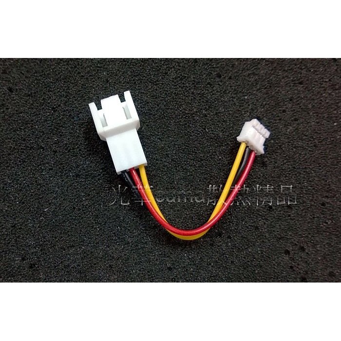 光華cuma散熱精品 轉接線wip271 一般小3pin 風扇轉成顯示卡3pin用電源轉接線 現貨 蝦皮購物