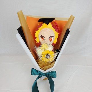 現貨鬼滅之刃捧花 畢業花束 金莎花束 情人節 乾燥花 義勇炭治郎禰豆子善逸伊之助胡蝶忍杏壽郎 X射線 Y2968 蝦皮購物
