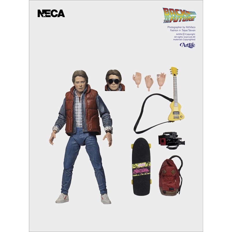 NECA Back To The Future MARTY McFly 回到未來 馬蒂 吉他