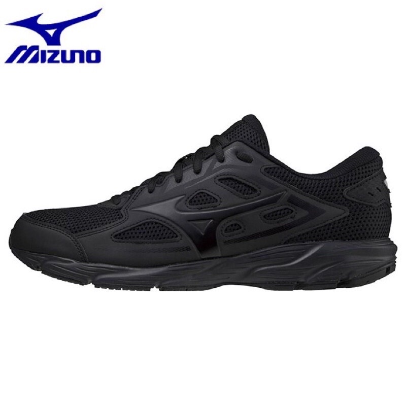 （已保留）美津濃 MIZUNO 全黑 3E寬楦 慢跑鞋  MAXIMIZER 24 型號 K1GA220209 24cm