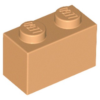 Lego 樂高 牛奶糖色 Brick 1x2 基本 顆粒 基本磚 Nougat 3004