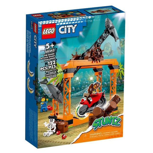 【MRW】LEGO 樂高 積木 玩具 CITY 城市系列 鯊魚攻擊特技挑戰組 60342