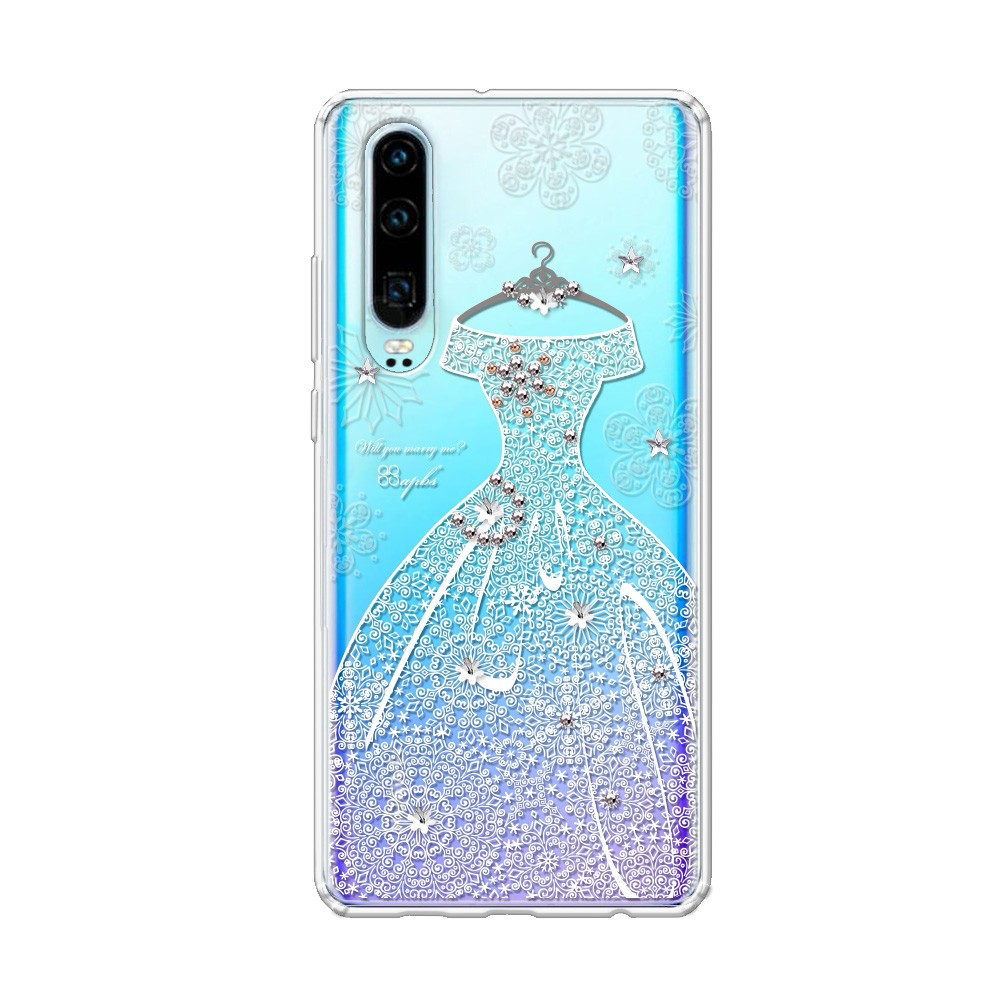 apbs Huawei P30 施華彩鑽防震雙料手機殼-禮服奢華版