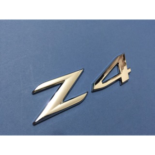 FOR BMW Z4 E85/E85,E89 Z4 電鍍字體 尾門貼 裝飾貼