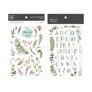 MU【Print-On Stickers轉印貼紙】No.120 | Rub-On Sticker