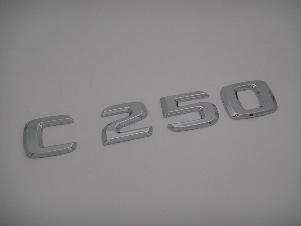 新款 高度25mm  Benz 賓士 C Class W204 C250 C 250 後車箱蓋 字體 字標