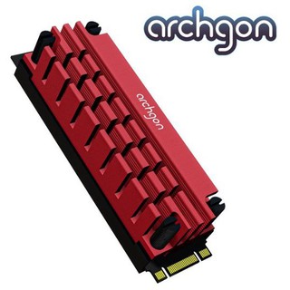 【Archgon】M.2 2280 SSD 散熱片組 HS-1110 紅色 黑色 現貨快速 超商取貨