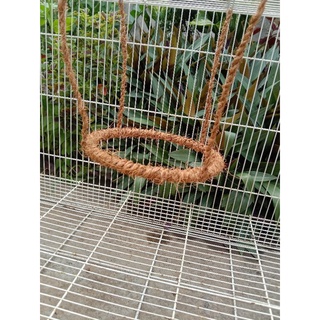 GANTUNGAN 環保鞦韆衣架環鞦韆玩具椰子纖維小鳥玩具