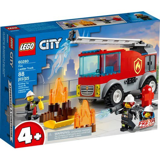 【樂GO】樂高 LEGO 60280 CITY系列 雲梯消防車 城市系列 樂高 消防車 雲梯車 全新 正版