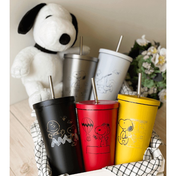 7-11 史努比好生活 snoopy 304不銹鋼保冷吸管杯