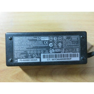 M液晶LCD/筆記型電腦電源變壓器-18.5V 3.5A 外約6.4mm內約3.0mm適用 宏碁 華碩 HP直購價180
