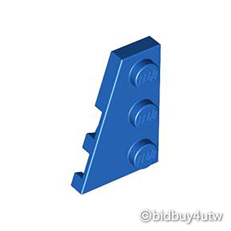LEGO零件 楔形薄板 3x2 Left 43723 藍色 4180534【必買站】樂高零件