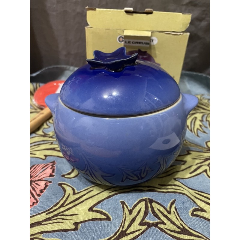 le creuset 烤盅 湯汁壺藍莓