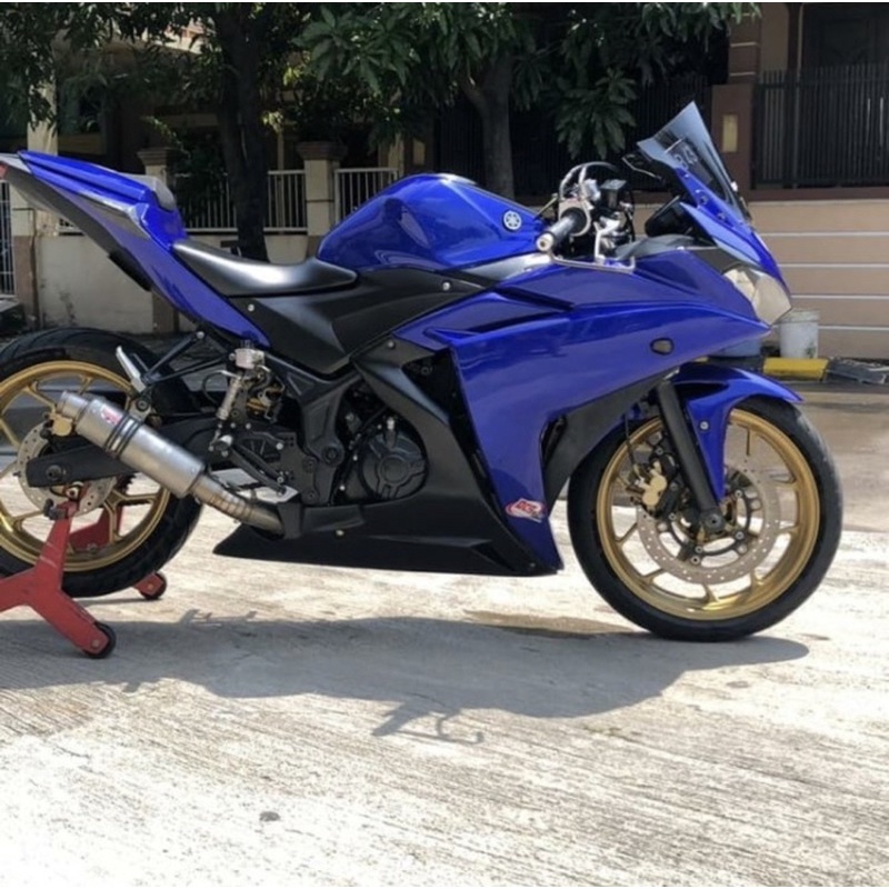 翰林🆁🅰🅲🅸🅽🅶二輪 Yamaha 舊 R3 加大船底殼側整流罩 側整流罩 大車感測整流罩 整流罩 R15 忍40