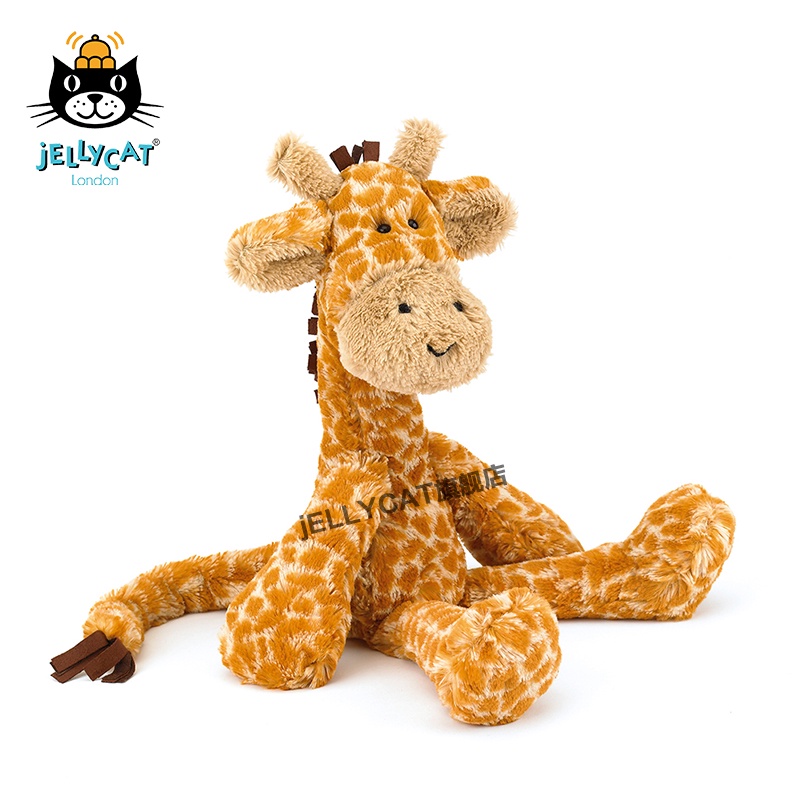 jELLYCAT英國 Merryday Giraffe 愉快長頸鹿毛絨玩具兒童玩具娃娃填充玩具