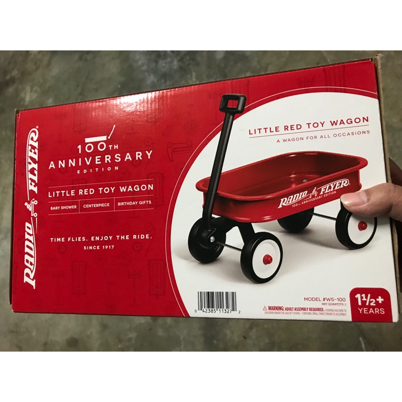 ［我最便宜］Radio Flyer 100週年紀念，小遊騎兵迷你拖車