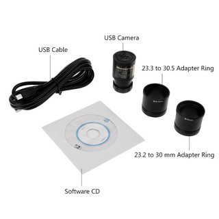 TOP 高清CMOS 2.0MP USB電子目鏡顯微鏡攝像機安裝尺寸23.2毫米帶環適配器30毫米30.5毫米