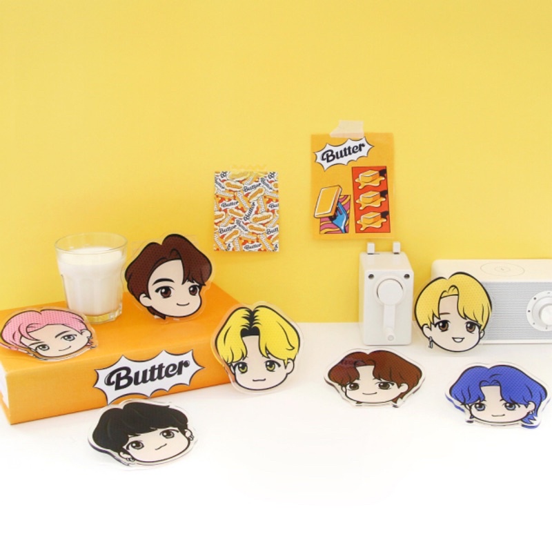 《預購》韓國代購 BTS X NARA HOME DECO TinyTAN BUTTER壓克力杯墊