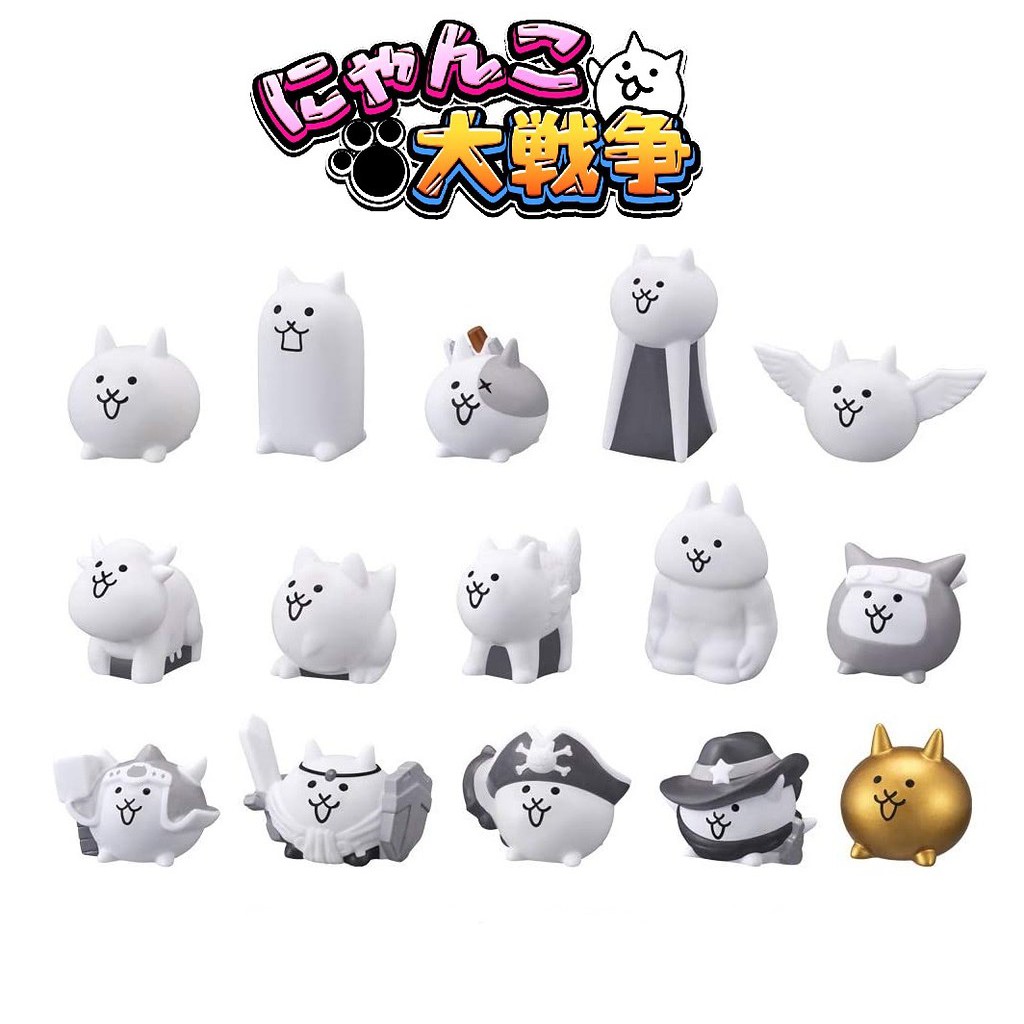 預購 貓咪大戰爭小夥伴 食玩第一彈にゃんこ大戦争キッズ1 蝦皮購物