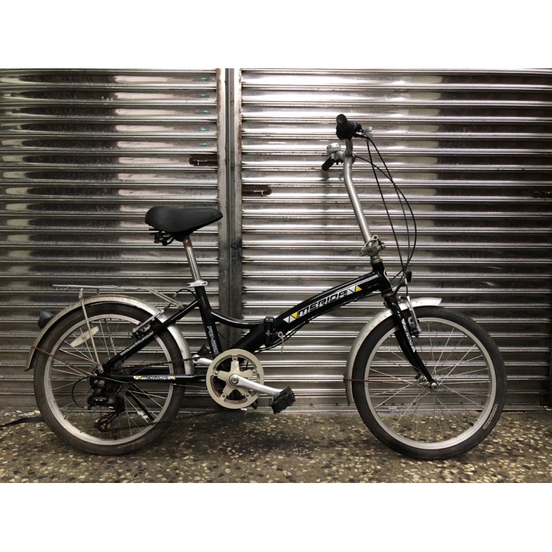 【台北二手腳踏車買賣】MERIDA FB-221 鋁合金 SHIMANO 六段變速 鋁合金 折疊腳踏車 20吋折疊車