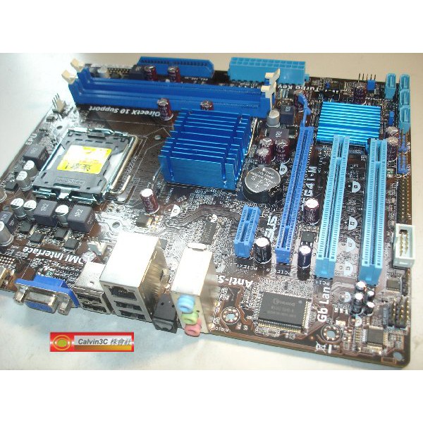 華碩 ASUS P5G41-M 內建顯示 Intel G41晶片組 2組DDR2 4組SATA HDMI輸出 EPU節能