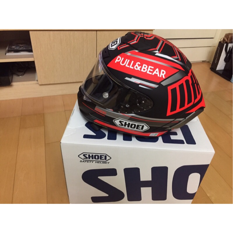 Shoei紅螞蟻x14 2019年新款消光黑現貨尺寸l 僅接受面交 蝦皮購物