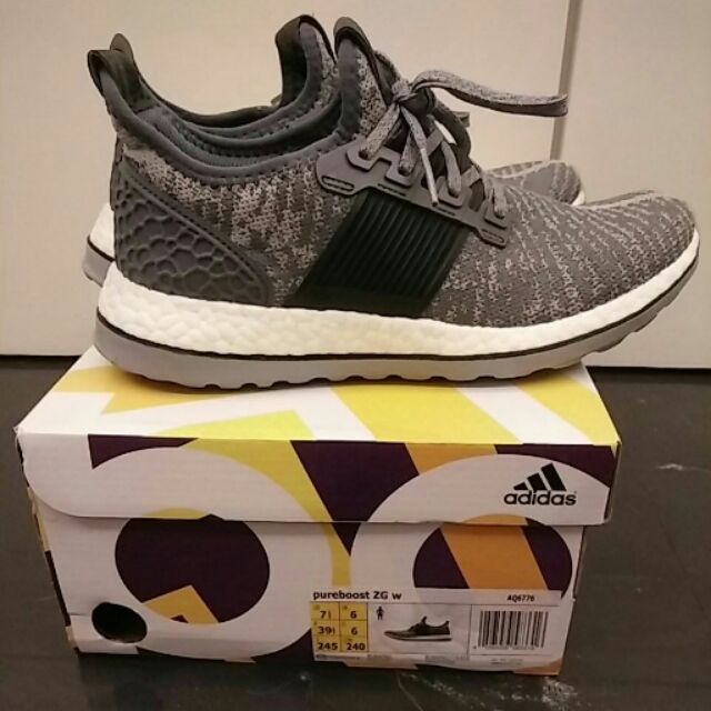 adidas pure boost zg 灰色彭于晏款式