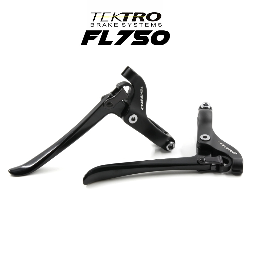 【瘋拜客】TEKTRO FL750 (全黑) 鋁合金 自行車 煞車把手 適用 平把公路車 鋼管車 單速車