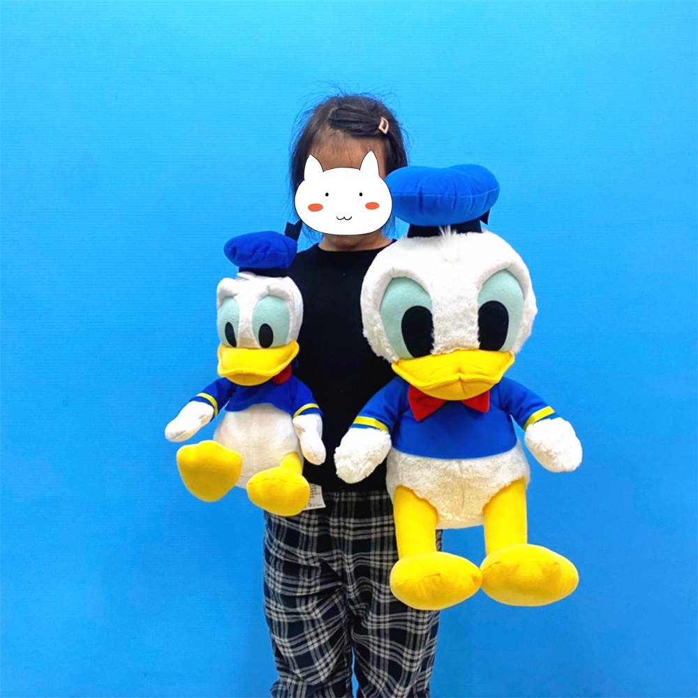 可愛的唐老鴨 淘氣的唐老鴨絨毛款 坐姿款 唐老鴨娃娃 唐老鴨玩偶 唐老鴨布偶