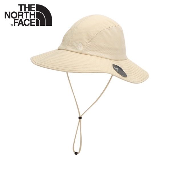 【The North Face 透氣快乾盤帽《米白》】3SHN/遮陽帽/圓盤帽/漁夫帽/透氣/登山/園藝/悠遊山水