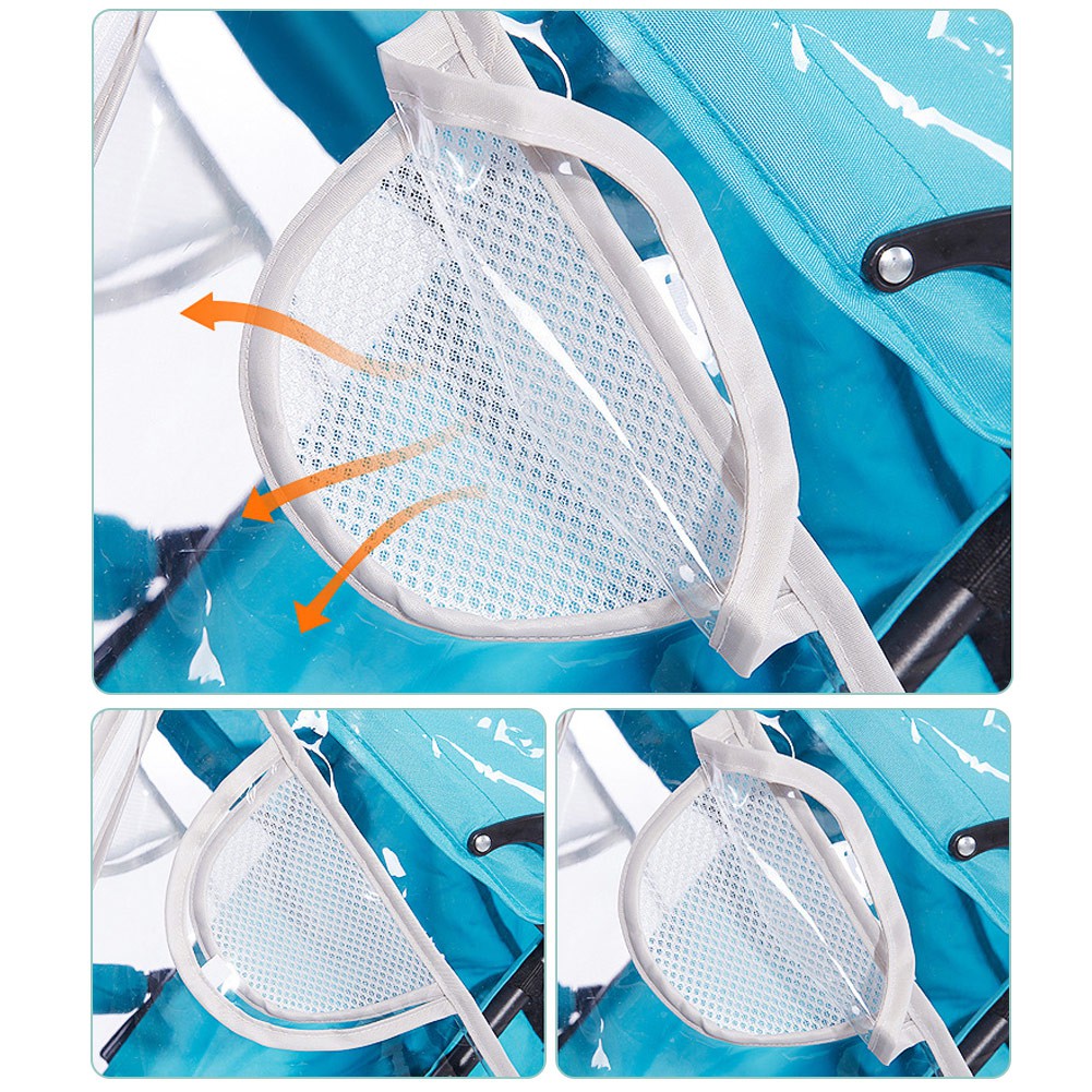 ☁JANE❤通用型EVA透明防風罩嬰兒車傘車配件雨罩寶寶童車推車防塵罩