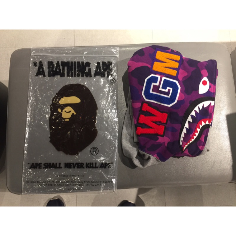 Bape 灰鯊 鯊魚外套