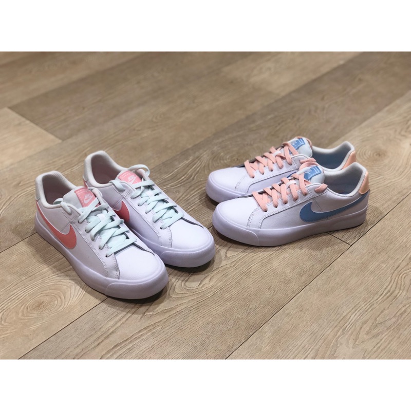 Nike Court Royale AC 平底鞋 板鞋 白粉AO2810-107/白藍AO2810-108