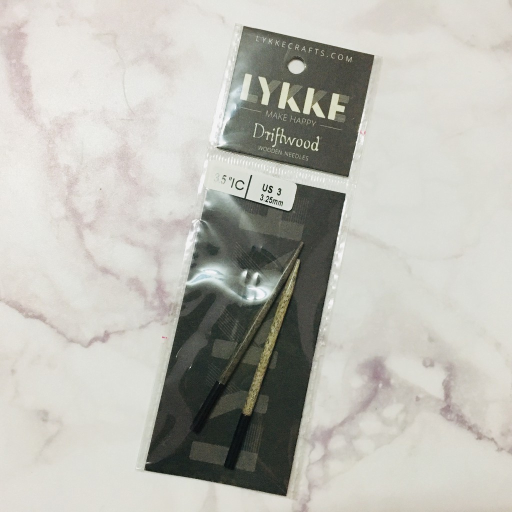 LYKKE 3.5" Driftwood漂流木色組合式輪針針頭