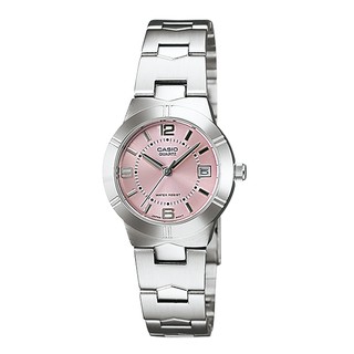 【奇異SHOPS】CASIO 卡西歐 LTP-1241D-4A 時尚淑女錶(粉色)