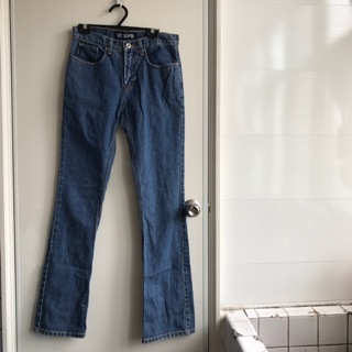 Lee cooper 貨號LJT-F7011 鐵牌logo 台灣製造純棉高腰靴型牛仔褲