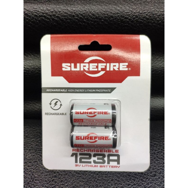 SUREFIRE CR123A 充電電池