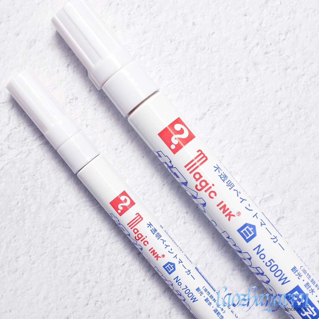 【老帳仁】寺西化學 Magic INK White SR 白色油漆筆 - 日本製 油性 耐水性 麥克筆 記號筆