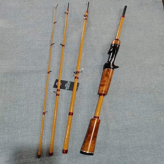 威海小蜜蜂路亞竿 Nihon 7尺 L ML 旅行竿 四節 便攜 釣竿 並續竿 多節 魚竿 富士導環 偷跑竿 客制竿