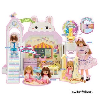 日本Licca 莉卡娃娃 歡樂兔兔幼稚園 TAKARA TOMY LA61832 內附美紀妹妹