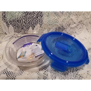 【法國樂美雅】PUREBOX純淨玻璃保鮮盒 圓形 420ml