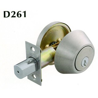 《FAULTLESS》加安牌D261 / D271/ D281 補助鎖 輔助鎖 硫化銅門 大門鎖 門鎖 扁匙