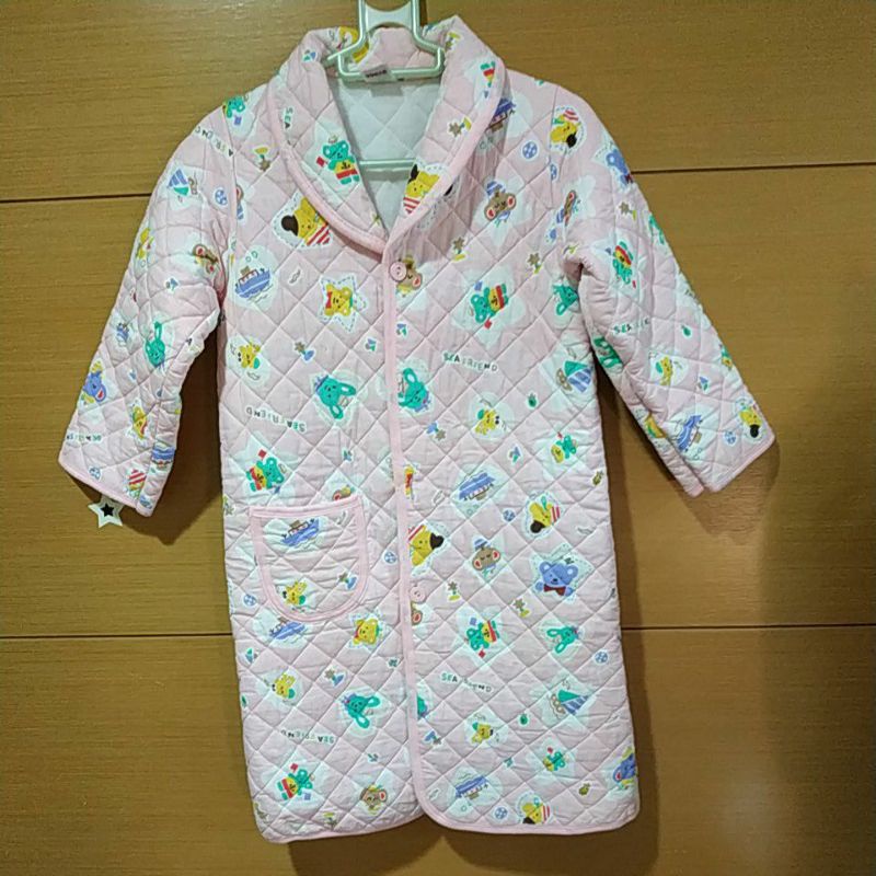 [可以買］二手童衣-棉質睡衣外套#10粉色-台灣製