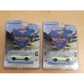 Greenlight 1/64 1967 Ford Mustang High Country Special 綠輪/白輪