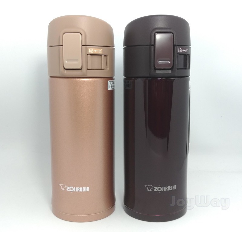 超輕量【ZOJIRUSHI 象印】0.36L OneTouch不鏽鋼真空保溫杯 保溫瓶 360ML SM-KC36