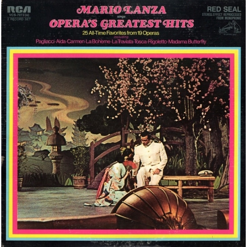 【限量搶購】美國二手黑膠Mario Lanza Sings Opera's Greatest Hits 2LP 1971
